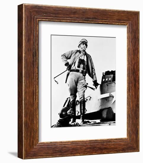 George C. Scott - Patton-null-Framed Photo