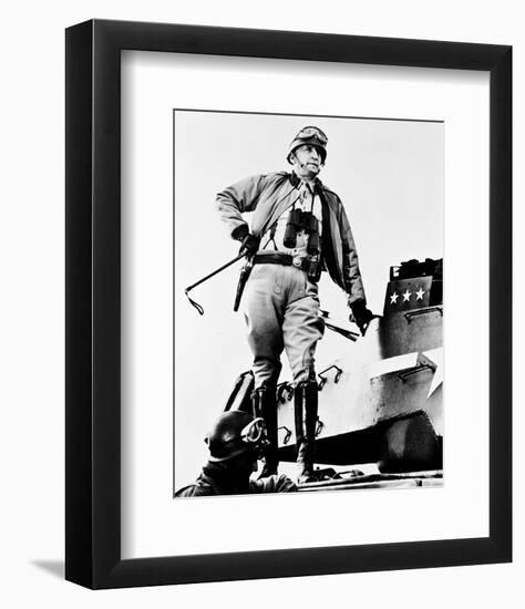 George C. Scott - Patton-null-Framed Photo