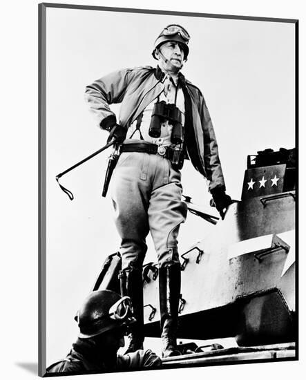 George C. Scott - Patton-null-Mounted Photo
