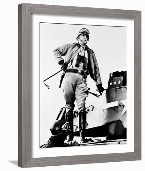 George C. Scott - Patton-null-Framed Photo