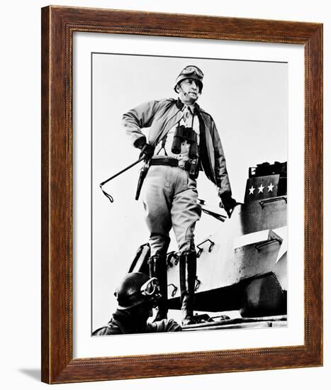 George C. Scott - Patton-null-Framed Photo