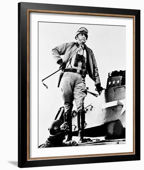 George C. Scott - Patton-null-Framed Photo