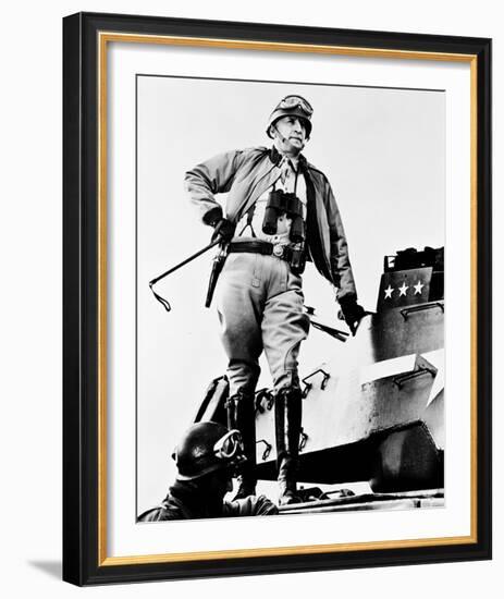 George C. Scott - Patton-null-Framed Photo