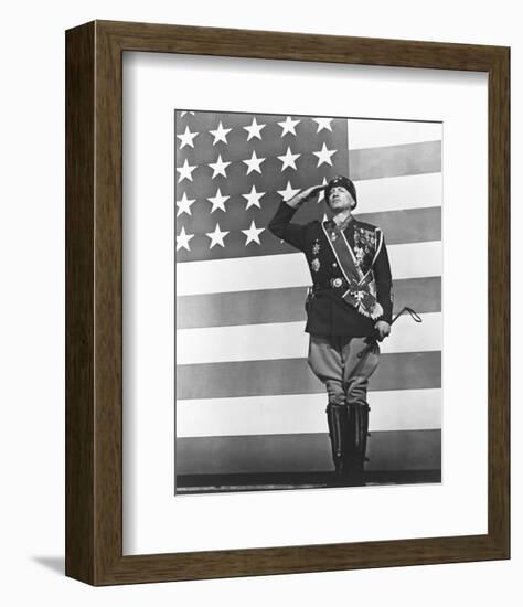 George C. Scott - Patton-null-Framed Photo