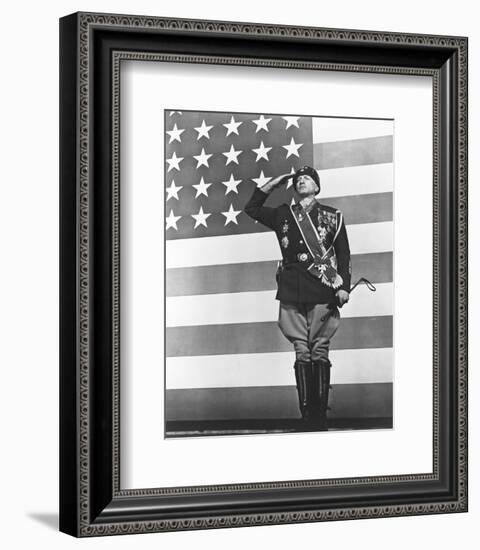 George C. Scott - Patton-null-Framed Photo