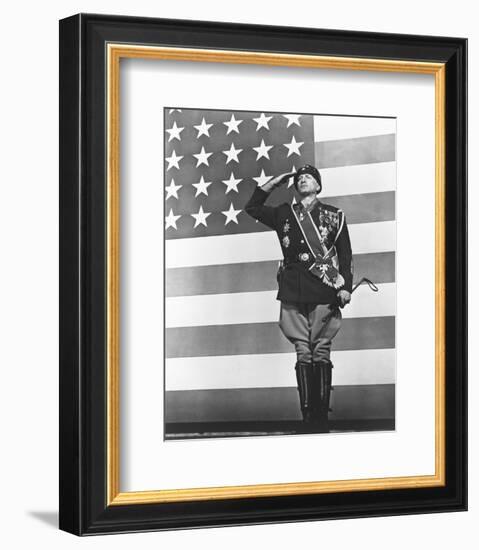 George C. Scott - Patton-null-Framed Photo