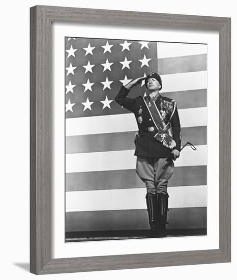 George C. Scott - Patton-null-Framed Photo