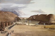 West Point with a View of the Hudson River, 1828-George Caitlin-Framed Giclee Print