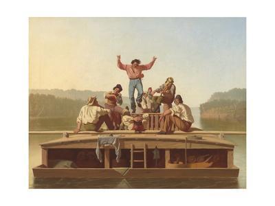18/"x24/" Canvas Art Poster 1852 George Caleb Bingham The County Election