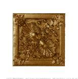 Copper Floral Rosette-George Caso-Framed Art Print