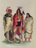 The White Cloud, Head Chief of the Iowas, 1844-45-George Catlin-Framed Giclee Print