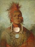 Comanche Feats of Martial Horsemanship, 1834-George Catlin-Giclee Print