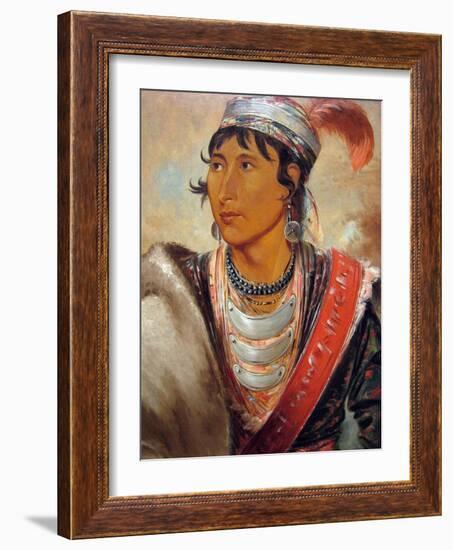 George Catlin Seminole Indian-Catlin-Framed Art Print