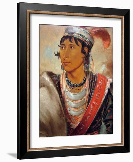 George Catlin Seminole Indian-Catlin-Framed Art Print