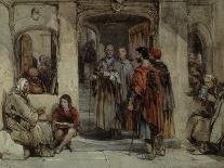 Macbeth Instructing the Murderers Employed to Kill Banquo-George Cattermole-Framed Giclee Print