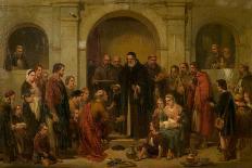 A Scene of Monastic Life, 1850 (W/C on Paper)-George Cattermole-Giclee Print