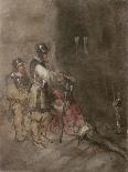 Macbeth Instructing the Murderers Employed to Kill Banquo-George Cattermole-Giclee Print