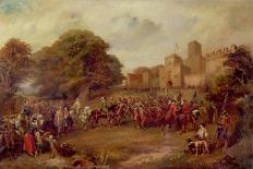 Visit of King James I to Hoghton Tower in 1617-George Cattermole-Framed Giclee Print