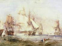 Merchantmen and Other Shipping in the English Channel, 19th Century-George Chambers-Giclee Print