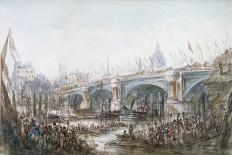 Opening of Blackfriars Bridge, London, 1869-George Chambers-Giclee Print
