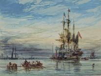 An American Packet running for Swansea Harbour-George Chambers-Giclee Print
