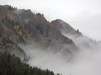Mist Shrouds the Tian Shan in Xinjiang Province, North-West China. September 2006-George Chan-Photographic Print
