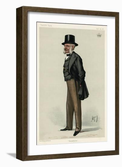 George Charles Bingham-Carlo Pellegrini-Framed Art Print