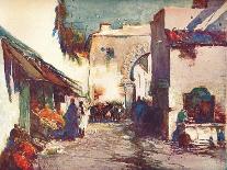 'In the Street (A Scene in Tangier)', c1903 (1903-1904)-George Charles Haite-Framed Giclee Print