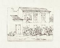 'Coolies Reading a Proclamation, Macao', c1840-George Chinnery-Giclee Print
