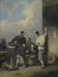 How Qua, Senior Hong Merchant at Canton, China-George Chinnery-Giclee Print
