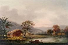Chinese Landscape with Bridge-George Chinnery-Giclee Print