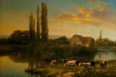 Pastoral Scene, 1865-George Cole-Framed Giclee Print