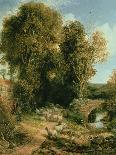 Fittleworth Old Mill and Bridge, on the Rother, Sussex, 1880-George Cole-Giclee Print
