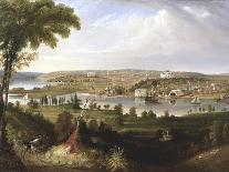 The City of Washington from Beyond the Navy Yard, Engraved by William James Bennett, c.1824-George Cooke-Giclee Print