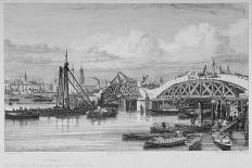Blackfriars Bridge, London, 1827-George Cooke-Giclee Print