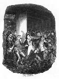 Guy Fawkes and Robert Catesby Landing Powder-George Cruickshank-Giclee Print