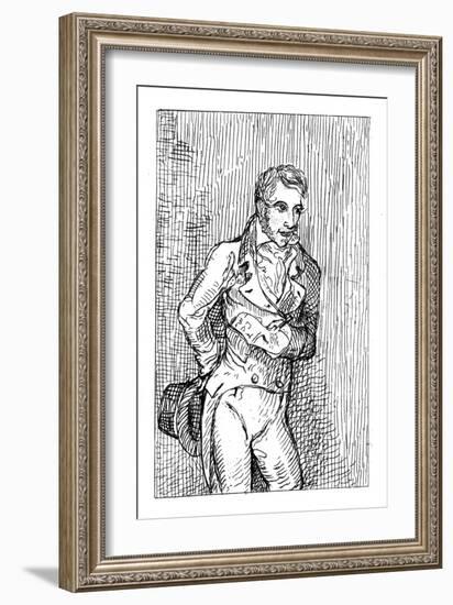 George Cruikshank (1792-187), English Caricaturist and Book Illustrator, 1811-George Cruikshank-Framed Giclee Print