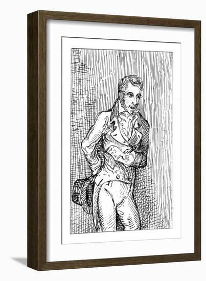 George Cruikshank (1792-187), English Caricaturist and Book Illustrator, 1811-George Cruikshank-Framed Giclee Print