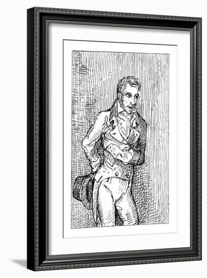 George Cruikshank (1792-187), English Caricaturist and Book Illustrator, 1811-George Cruikshank-Framed Giclee Print