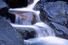 Water Flowing over Rocks in Stream-George D Lepp-Photographic Print