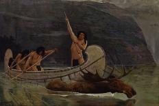 The Sioux Brave, 1882-George de Forest Brush-Framed Giclee Print
