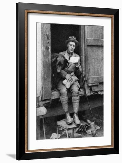 George Donald, Scottish Shepherd, Hyde Park, London, 1926-1927-null-Framed Giclee Print