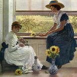 Sun and Moon Flowers, 1889-George Dunlop Leslie-Framed Giclee Print