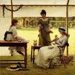 Sun and Moon Flowers, 1890-George Dunlop Leslie-Framed Giclee Print