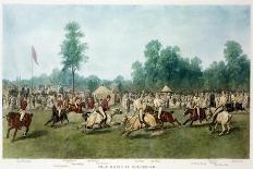 Polo Match at Hurlingham Between the Horse Guards (Blue) and the Monmouthshire Team, 7th July 1877-George Earl-Giclee Print