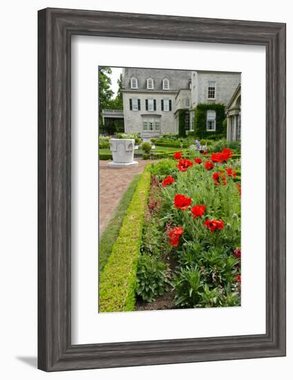 George Eastman House, Museum, Garden, Rochester, New York, USA-Cindy Miller Hopkins-Framed Photographic Print