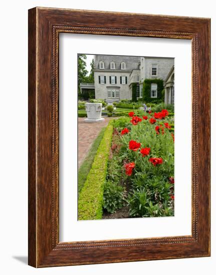 George Eastman House, Museum, Garden, Rochester, New York, USA-Cindy Miller Hopkins-Framed Photographic Print