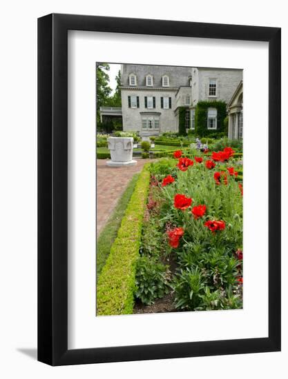 George Eastman House, Museum, Garden, Rochester, New York, USA-Cindy Miller Hopkins-Framed Photographic Print