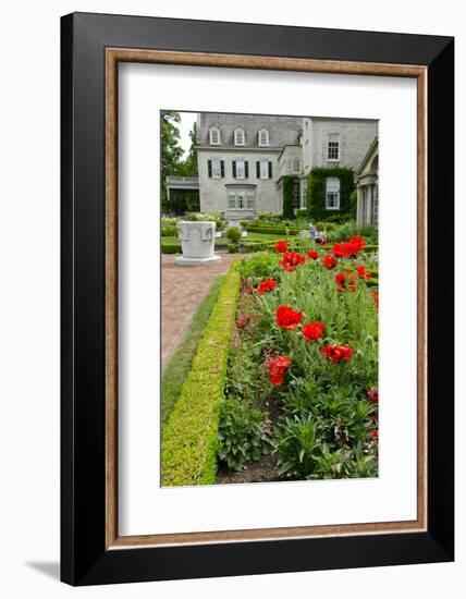 George Eastman House, Museum, Garden, Rochester, New York, USA-Cindy Miller Hopkins-Framed Photographic Print