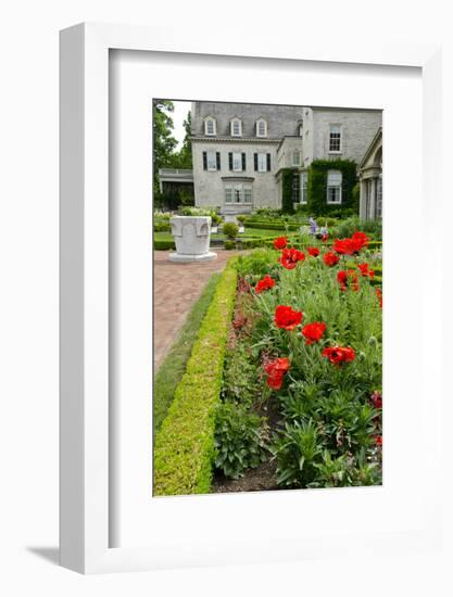 George Eastman House, Museum, Garden, Rochester, New York, USA-Cindy Miller Hopkins-Framed Photographic Print